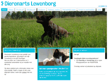 Tablet Screenshot of dierenartslewenborg.nl
